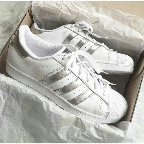 Adidas Süperstar “ Silver White “