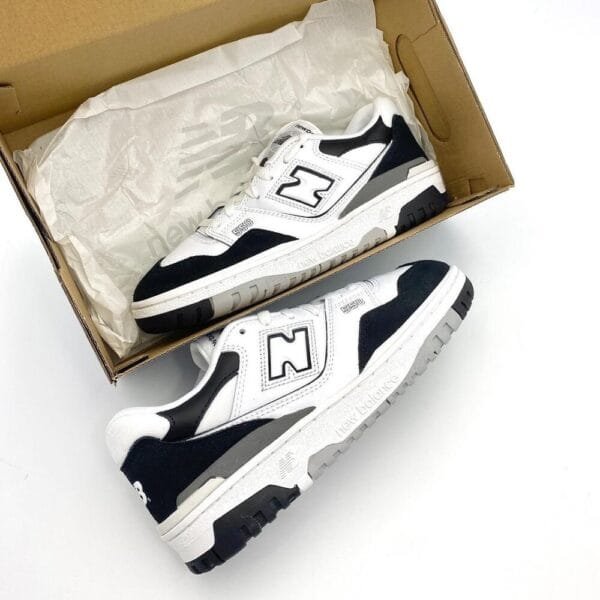 New Balance 550 “ White & Black Rain Cloud “