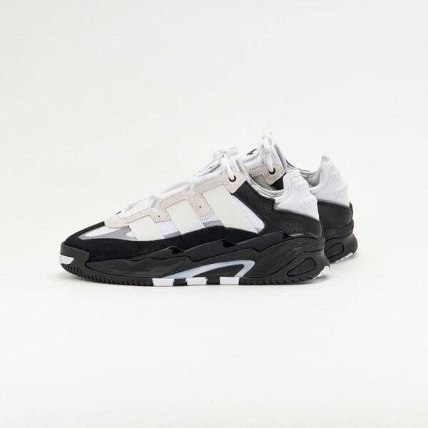 Adidas Niteball “ White On White Black “