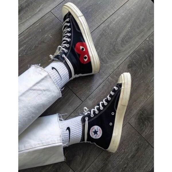 Converse x Comme Des Garçons Play Chuck 70 High “