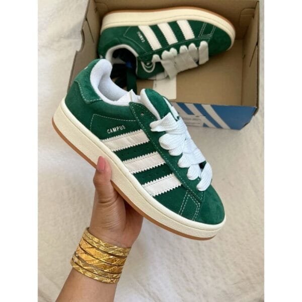 Adidas Campus 00’s “ Green & White “