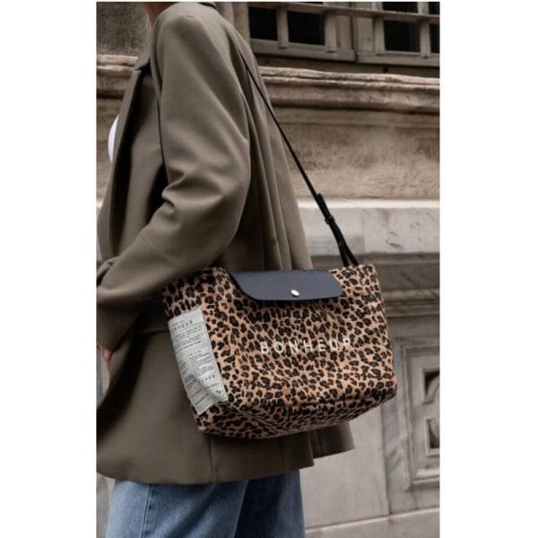 Bonheur Clutch + Bag “ Leopar “